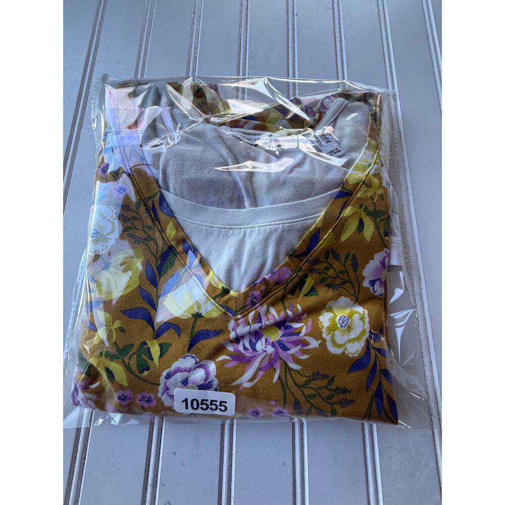 Michael Kors Women’s Medium Peacock Feather Print Dolman Sleeve Top - Picture 10 of 13